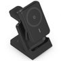 AISENS Cargador Inalámbrico 4 en 1 15W con Power Bank 5000mAh Negro